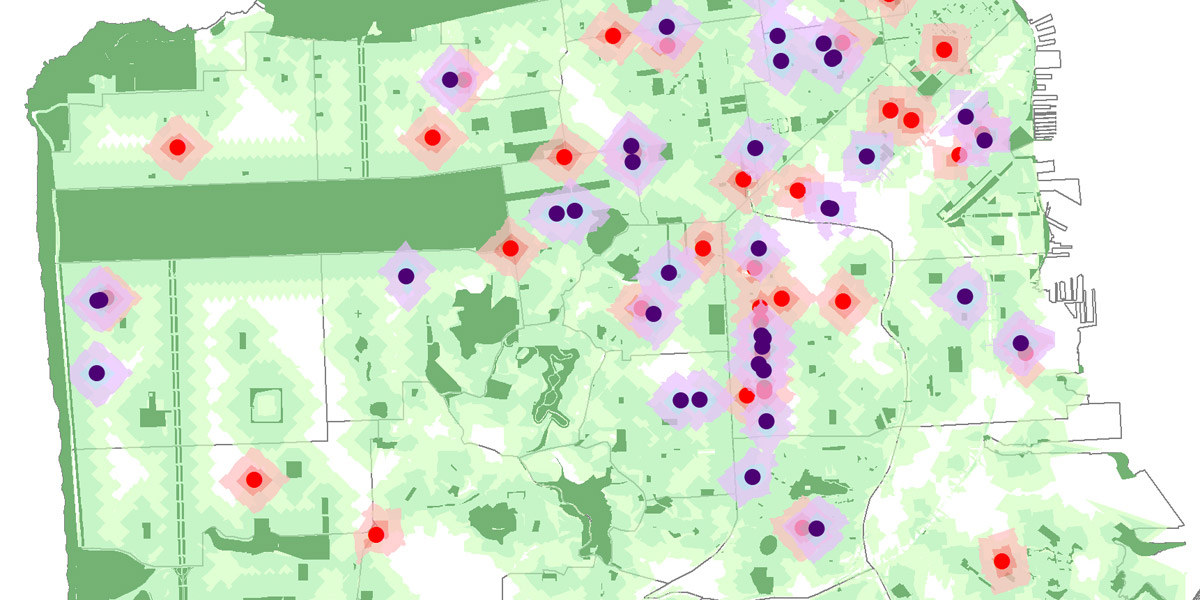 Opportunity Mapping: San Francisco Parklets & Plaza / Image by Gene Stroman